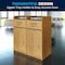 Flash Furniture 36 gal. Laminate Trash Can, Oak MT-M8520-TRA-OAK-GG - alternate 7